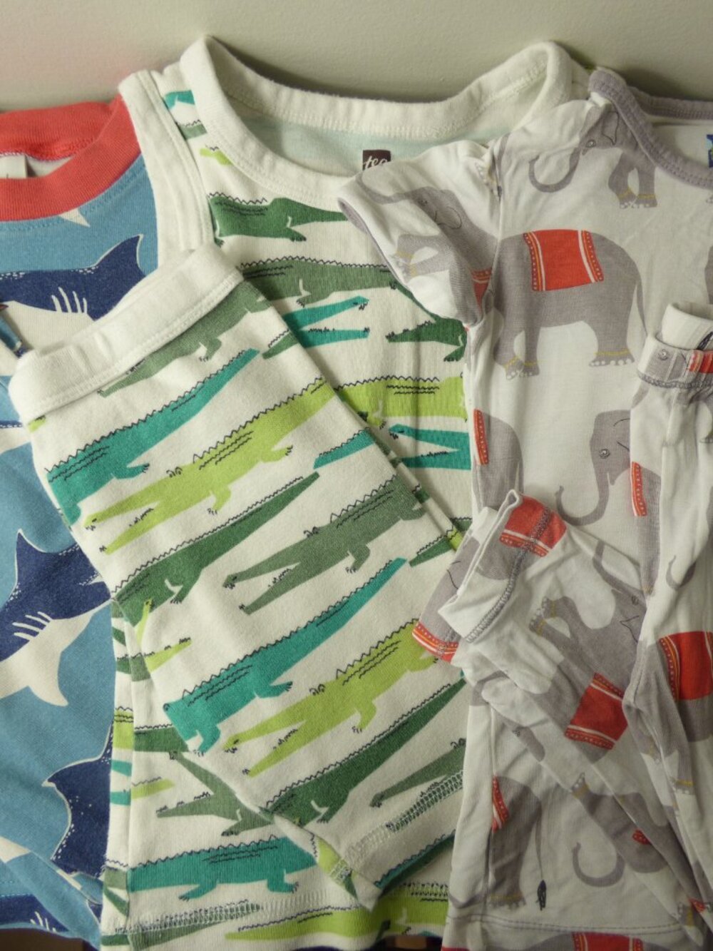 Mini Boden, KicKee Pants, and Tea Collection Summer PJ Bundle, Size 4
